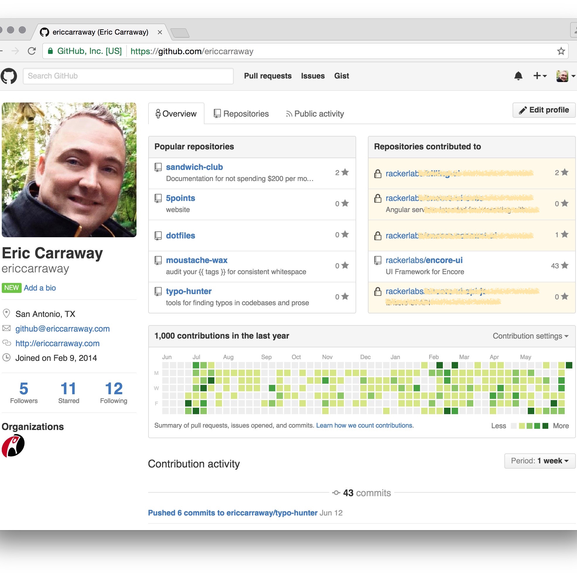 1000 GitHub commits